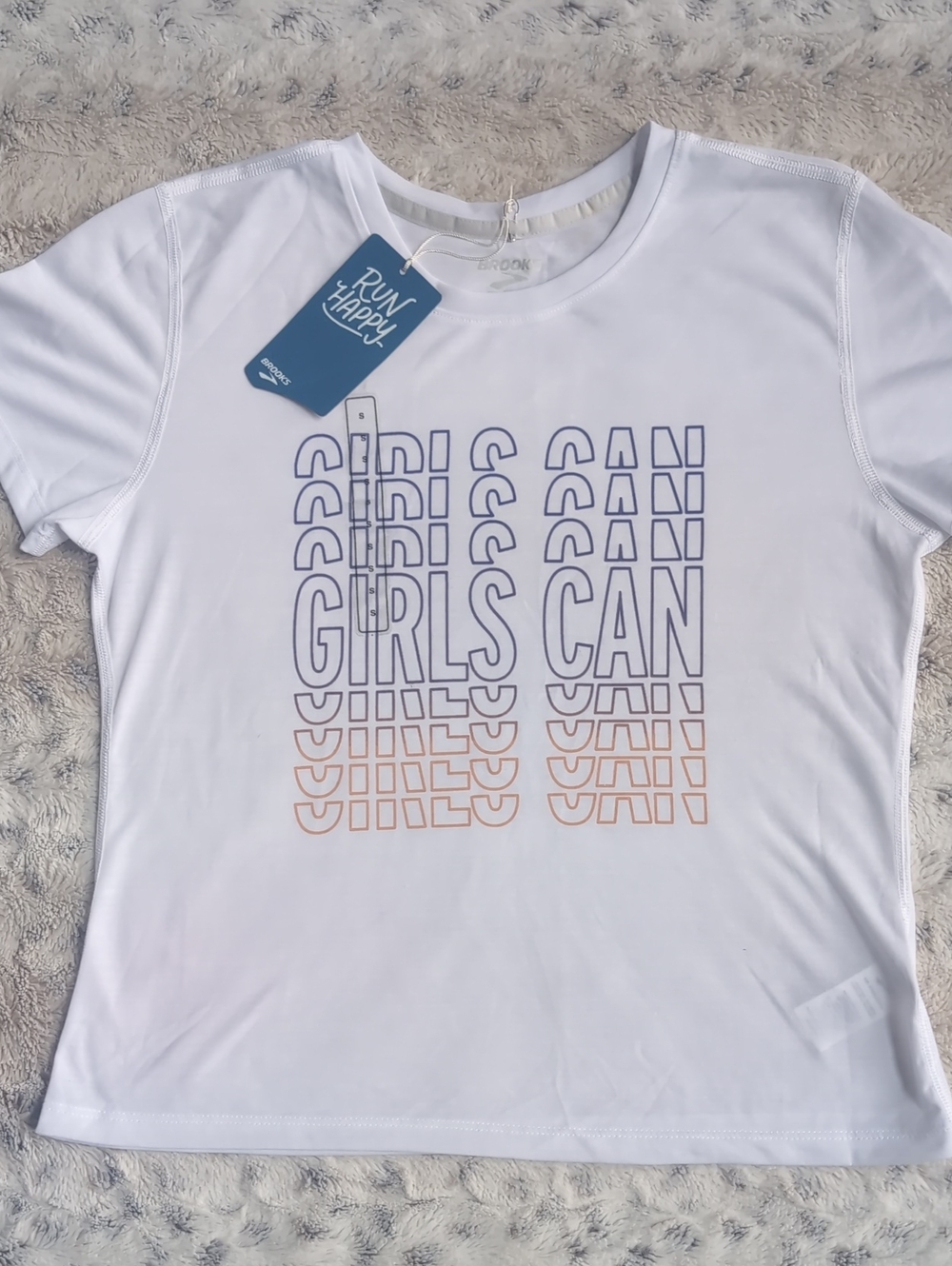 Brooks Empower Her Collection Girls Can Graphic Tee